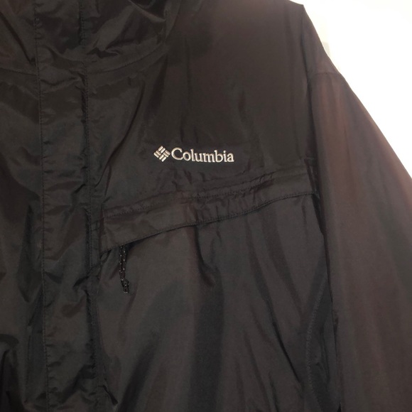 COPY - Black Columbia rain jacket. - Picture 2 of 4